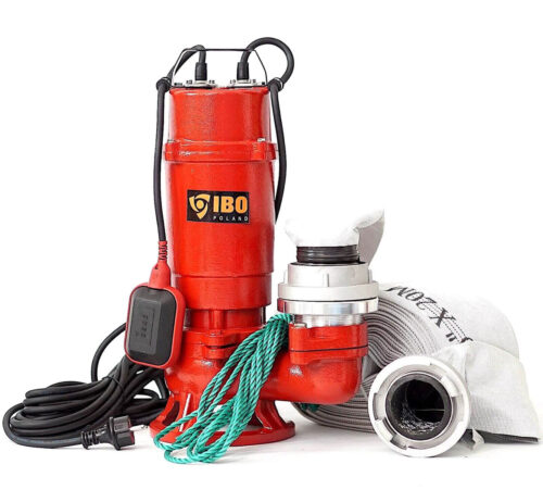 1500W Baupumpe Tauchpumpe Abwasserpumpe WQ1500 PRO 42000L/h + 20m B-Schlauch